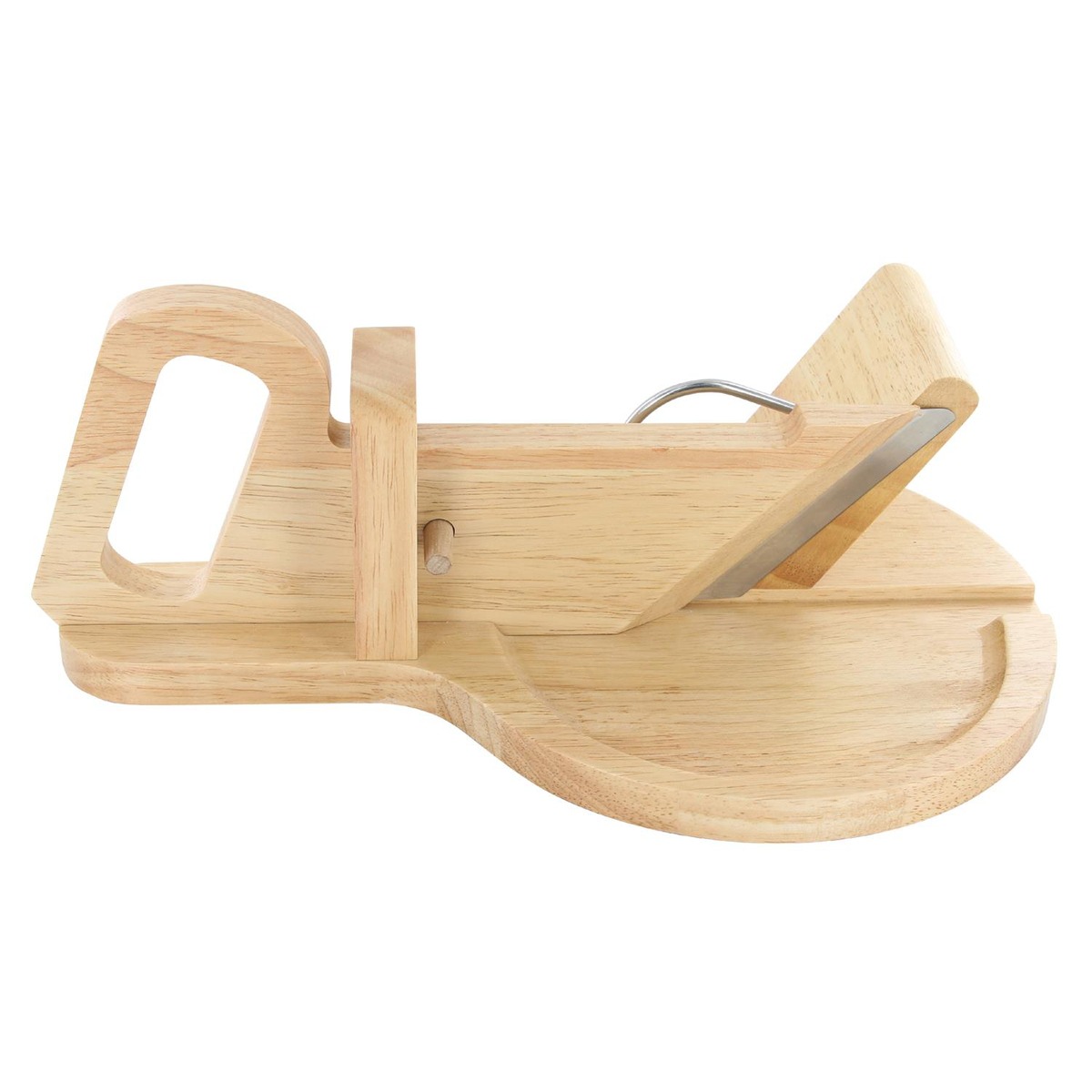 Trancheuse à Charcuterie ronde Gaikino Bois et Métal 30cm