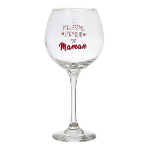 Verre à vin Debatous 46CL – Millésime d’amour pour Maman