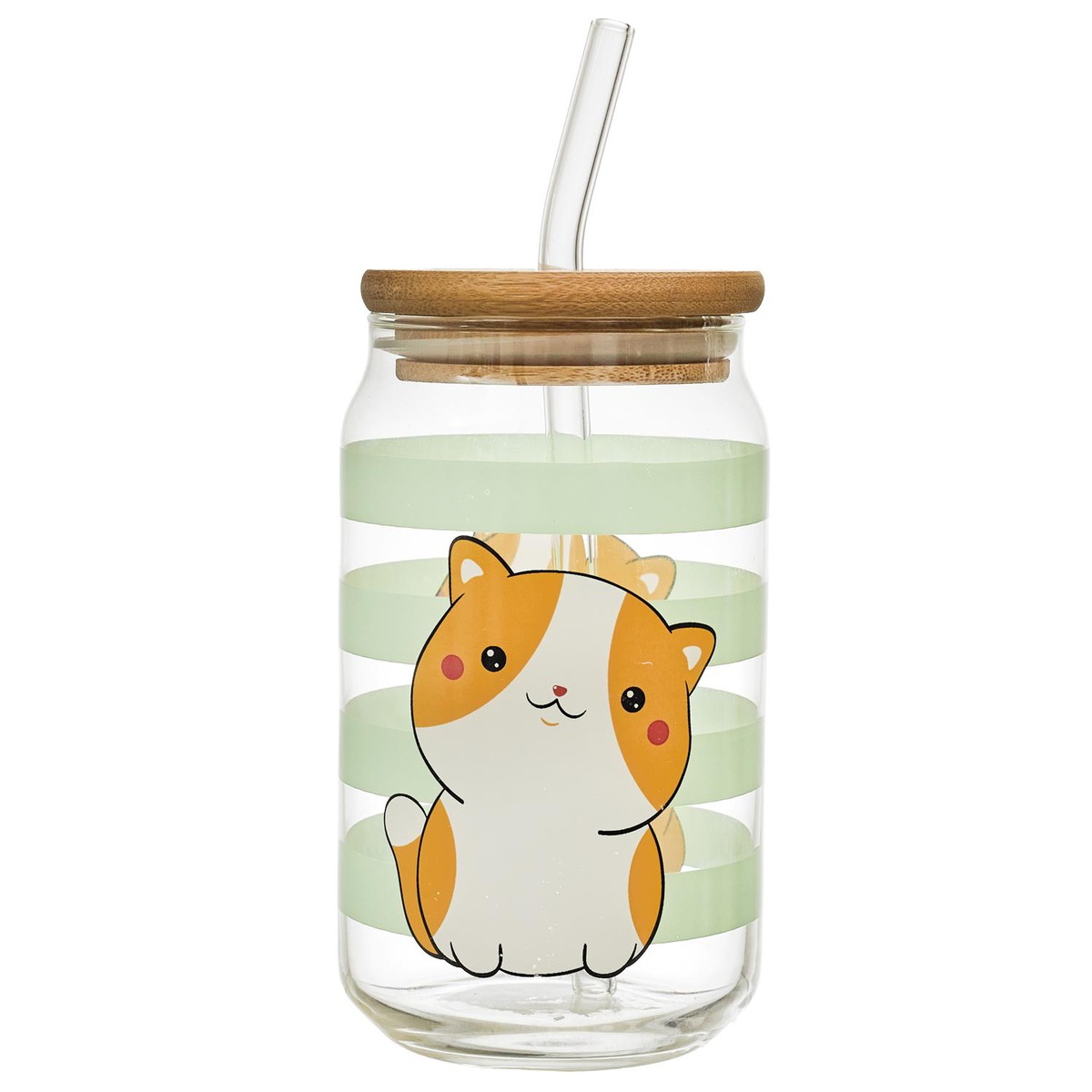 Verre paille Kawaii Gratomos Chat 45CL