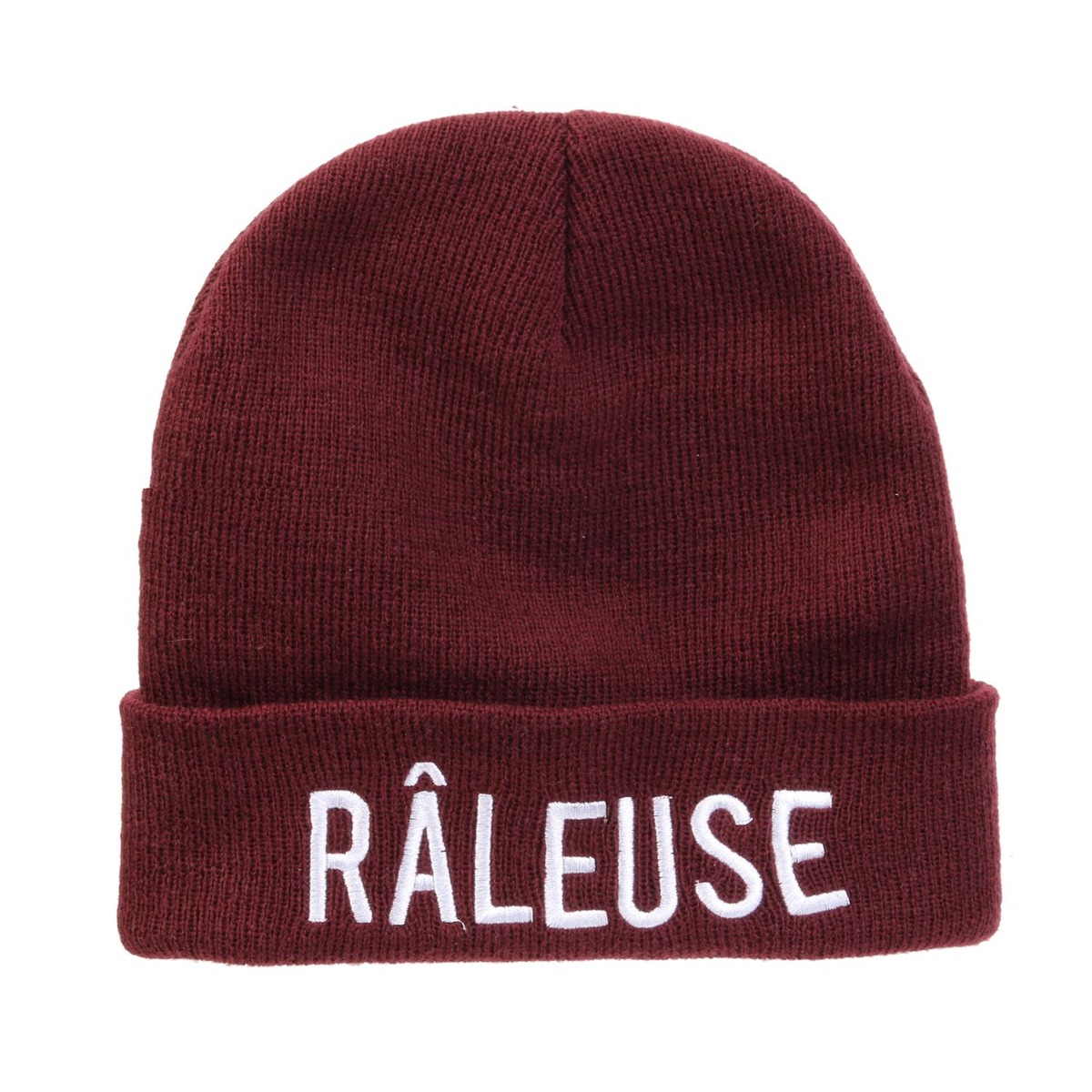 Bonnet Brodé Ekiras Bordeaux Râleuse