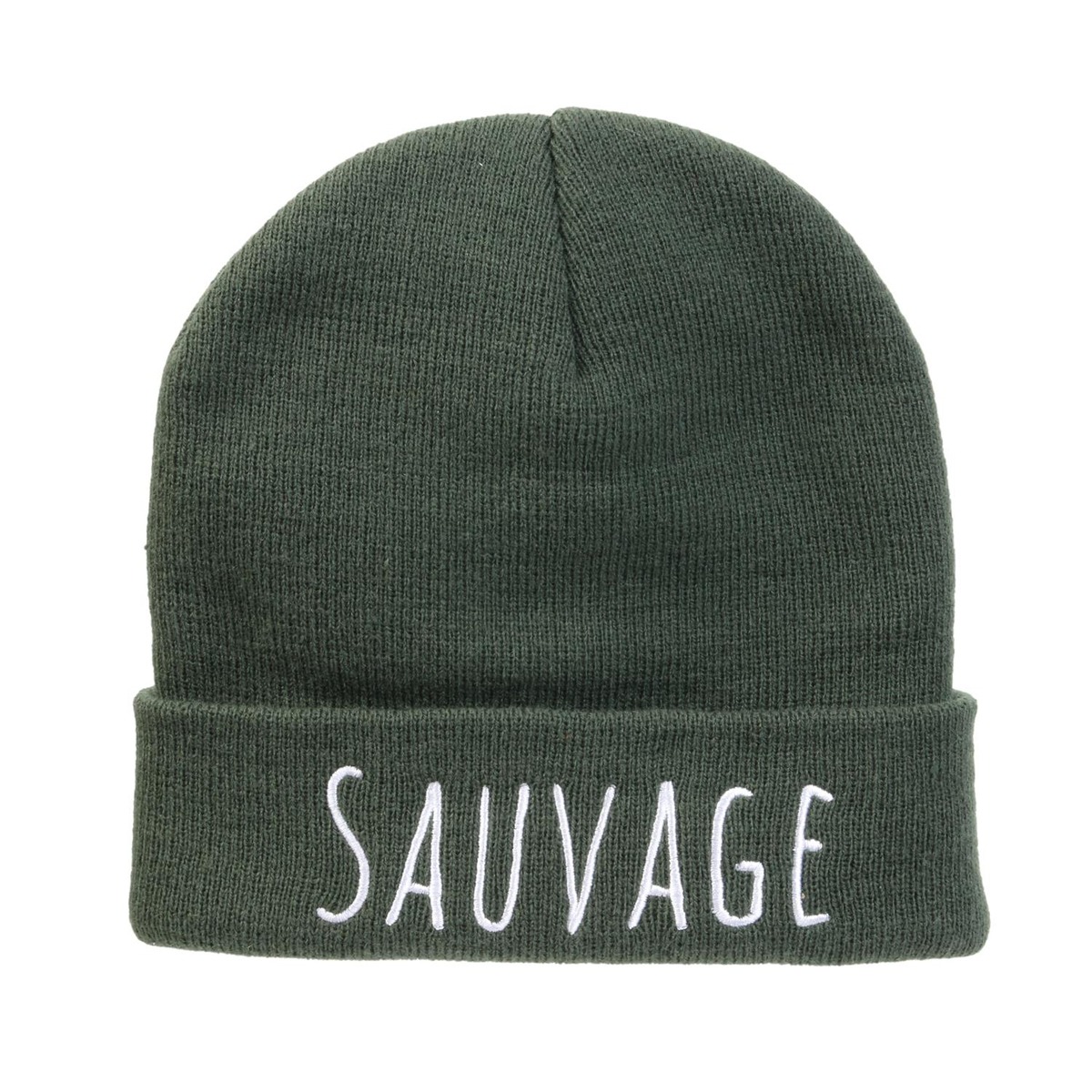 Bonnet Brodé Ekiras Vert Sauvage