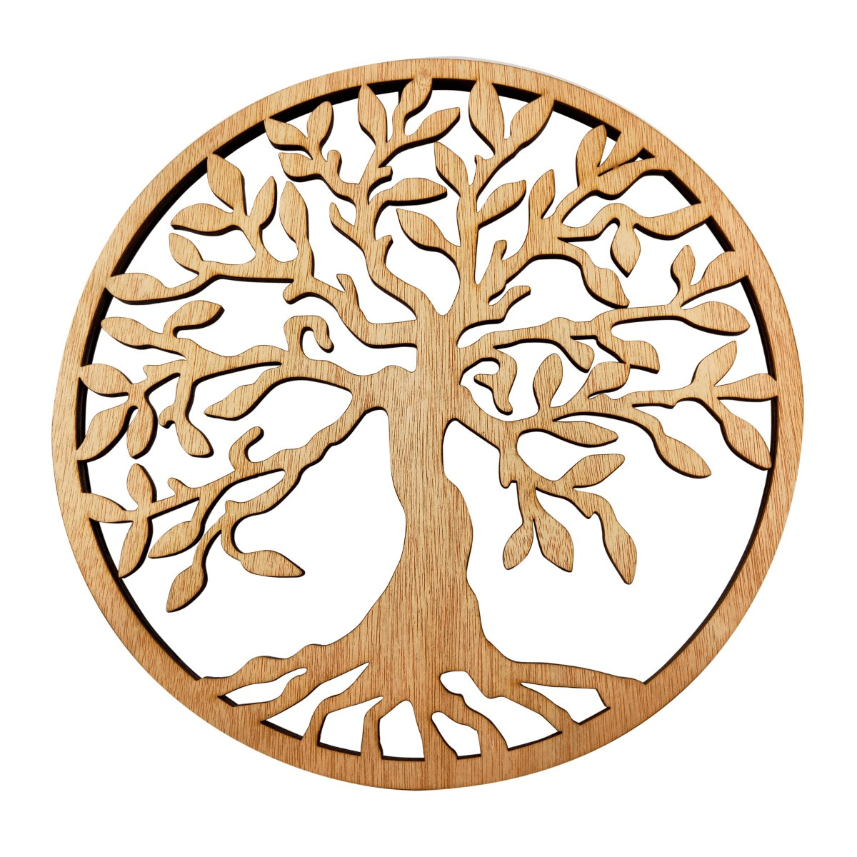 Déco murale ronde Bois Klaysak Arbre de Vie D30cm