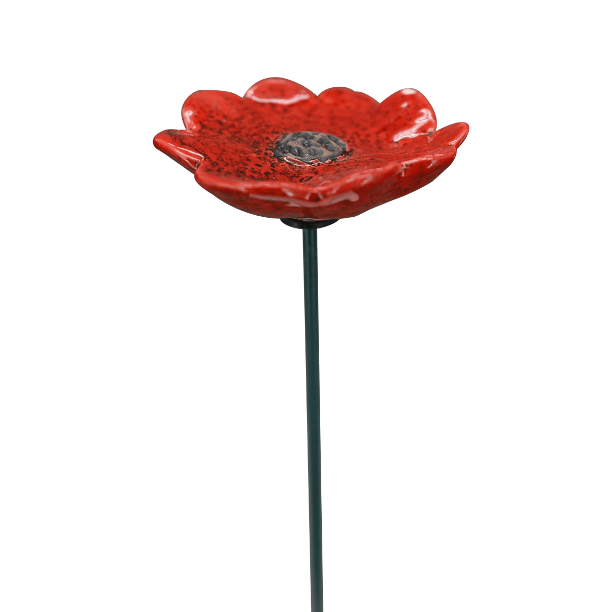 Fleur en Grès à planter - Coquelicot Ristinos H41cm