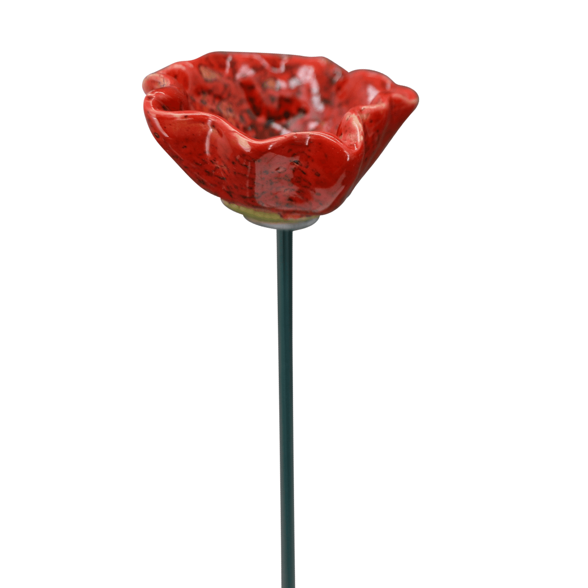 Fleur en Grès à planter - Coquelicot Vistinos H41cm