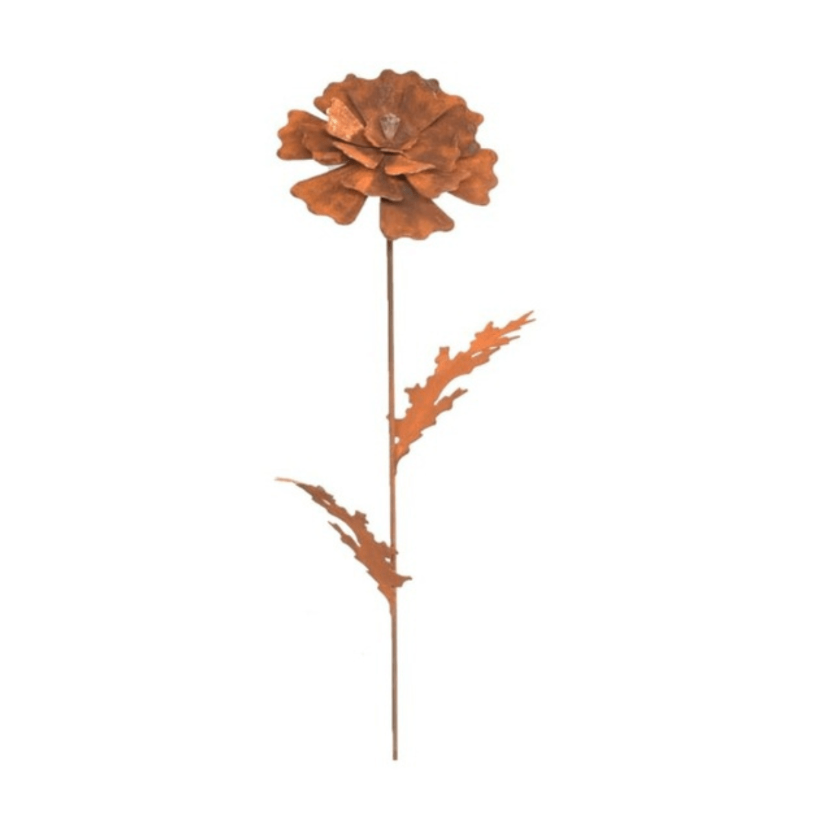 Fleur métal à planter Jardin Melinusa Rouille H130cm