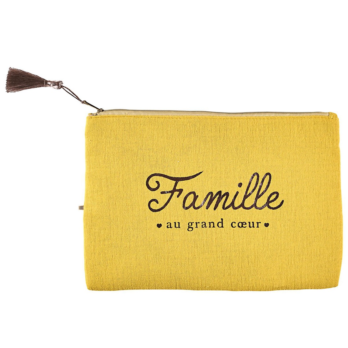 Pochette Gaze de Coton Maricie GM Famille au grand cœur