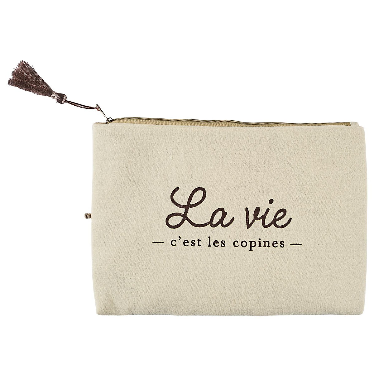 Pochette Gaze de Coton Maricie GM La vie c'est les copines
