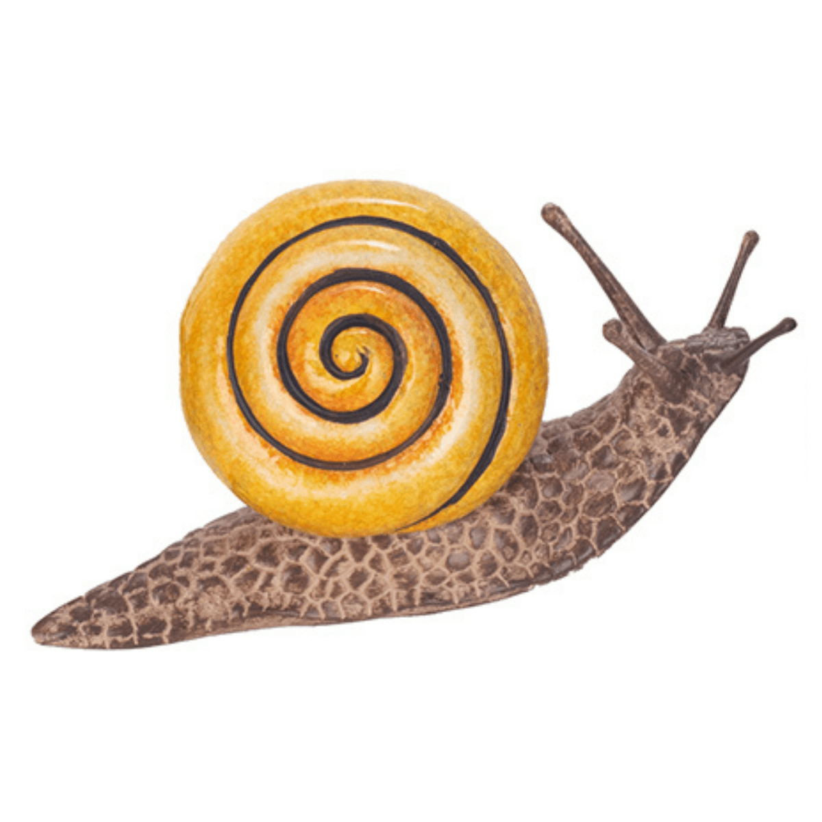 Statue résine Escargot Pascual Jaune