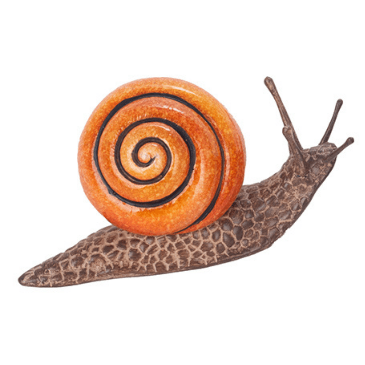 Statue résine Escargot Pascual Orange