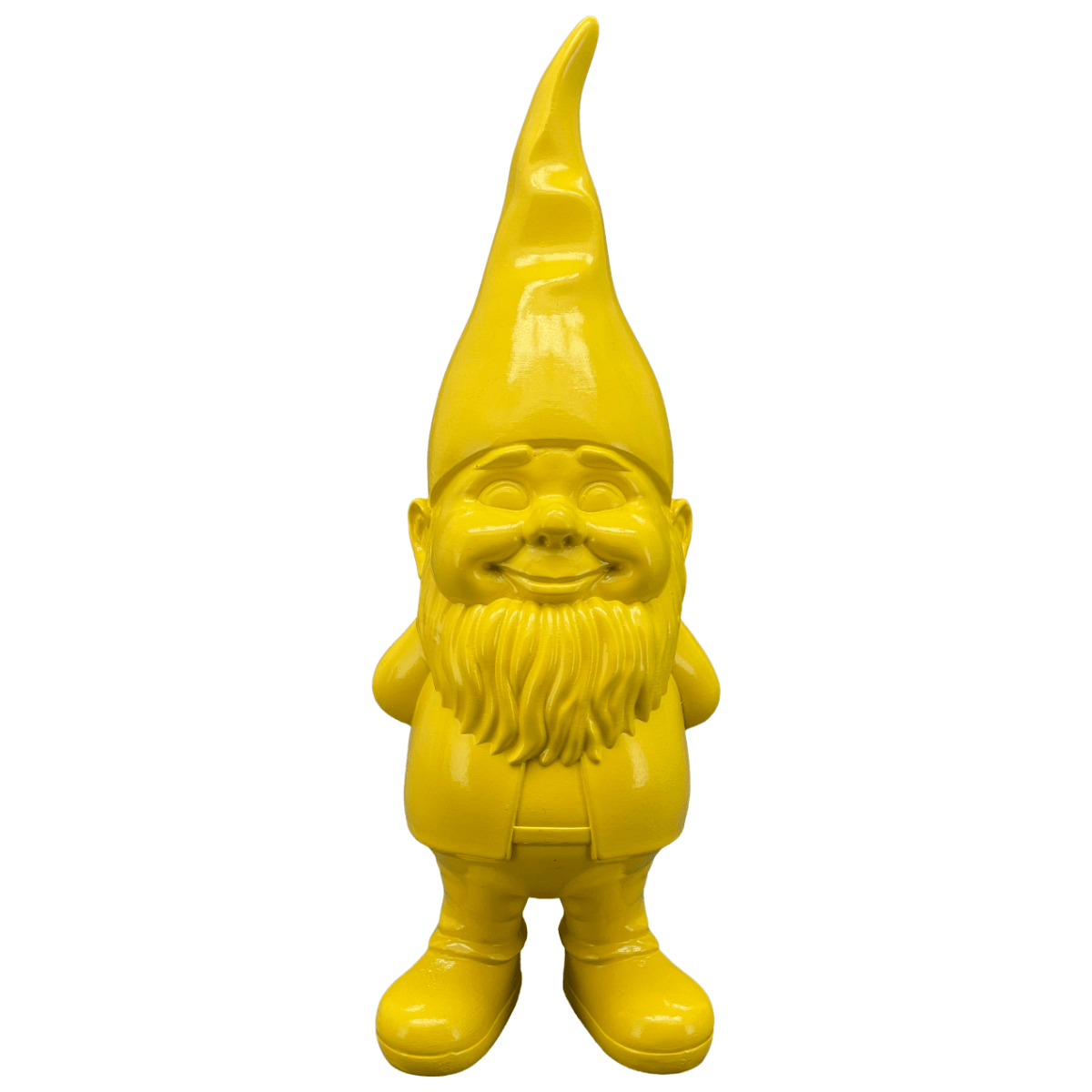Statue résine Gnome Popy GM Jaune H35cm