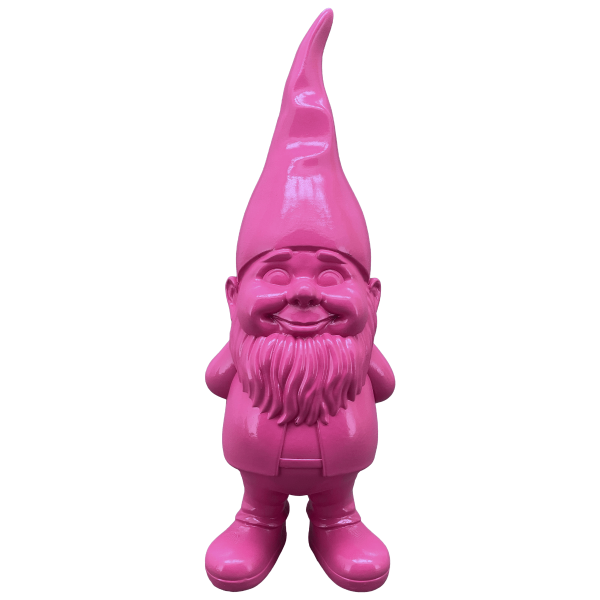 Statue résine Gnome Popy PM Fuchsia H19cm