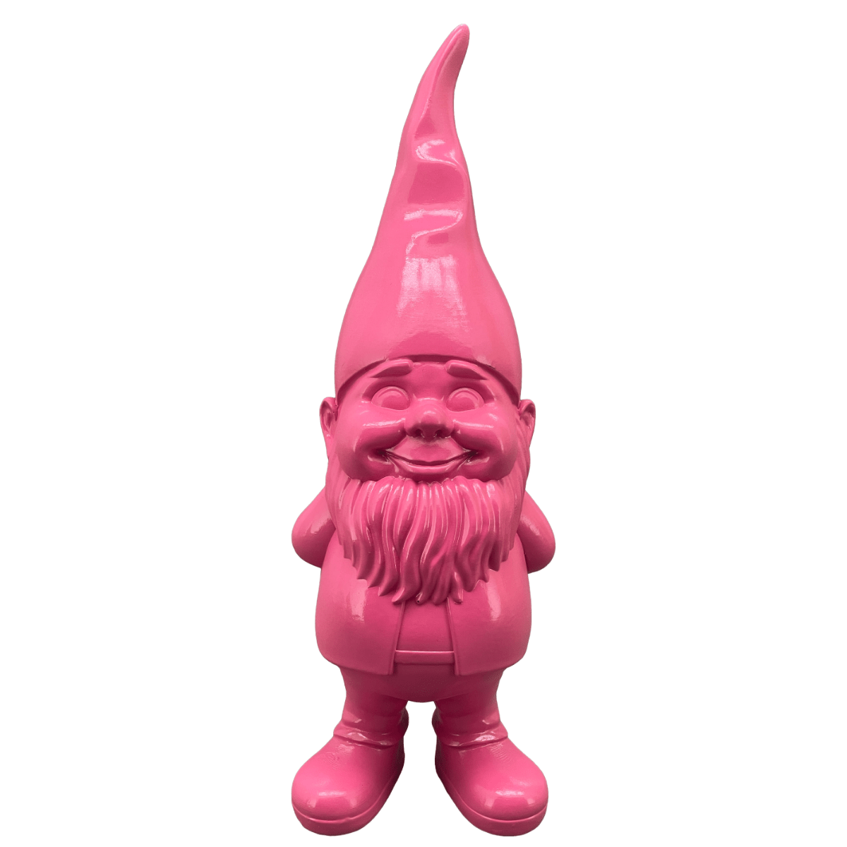 Statue résine Gnome Popy TGM Rose H70cm