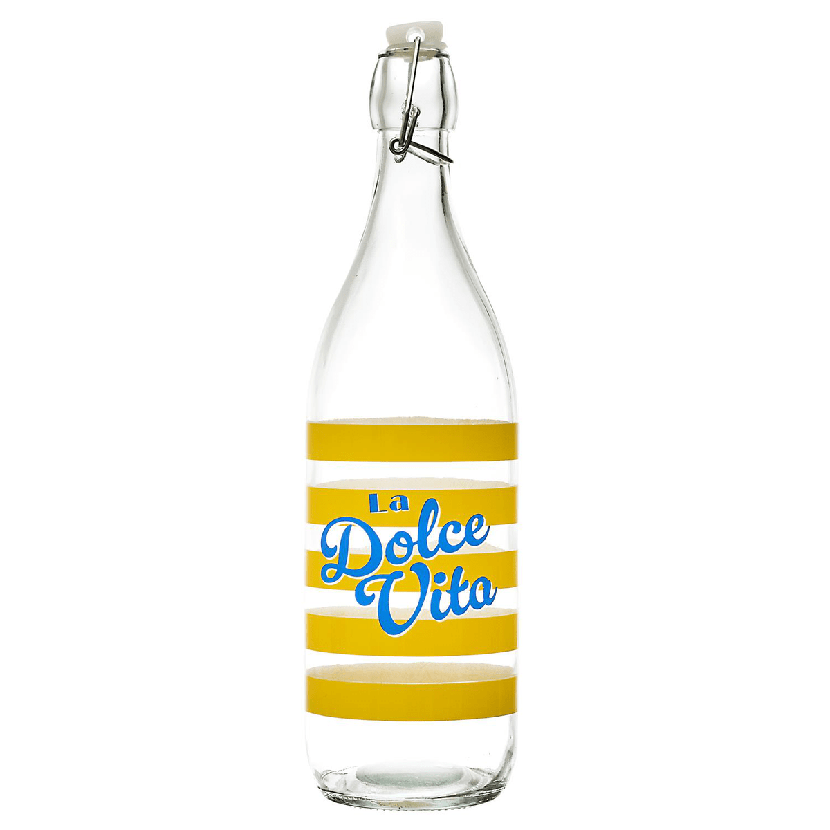 Bouteille verre Toscana 1 litre - La Dolce Vita