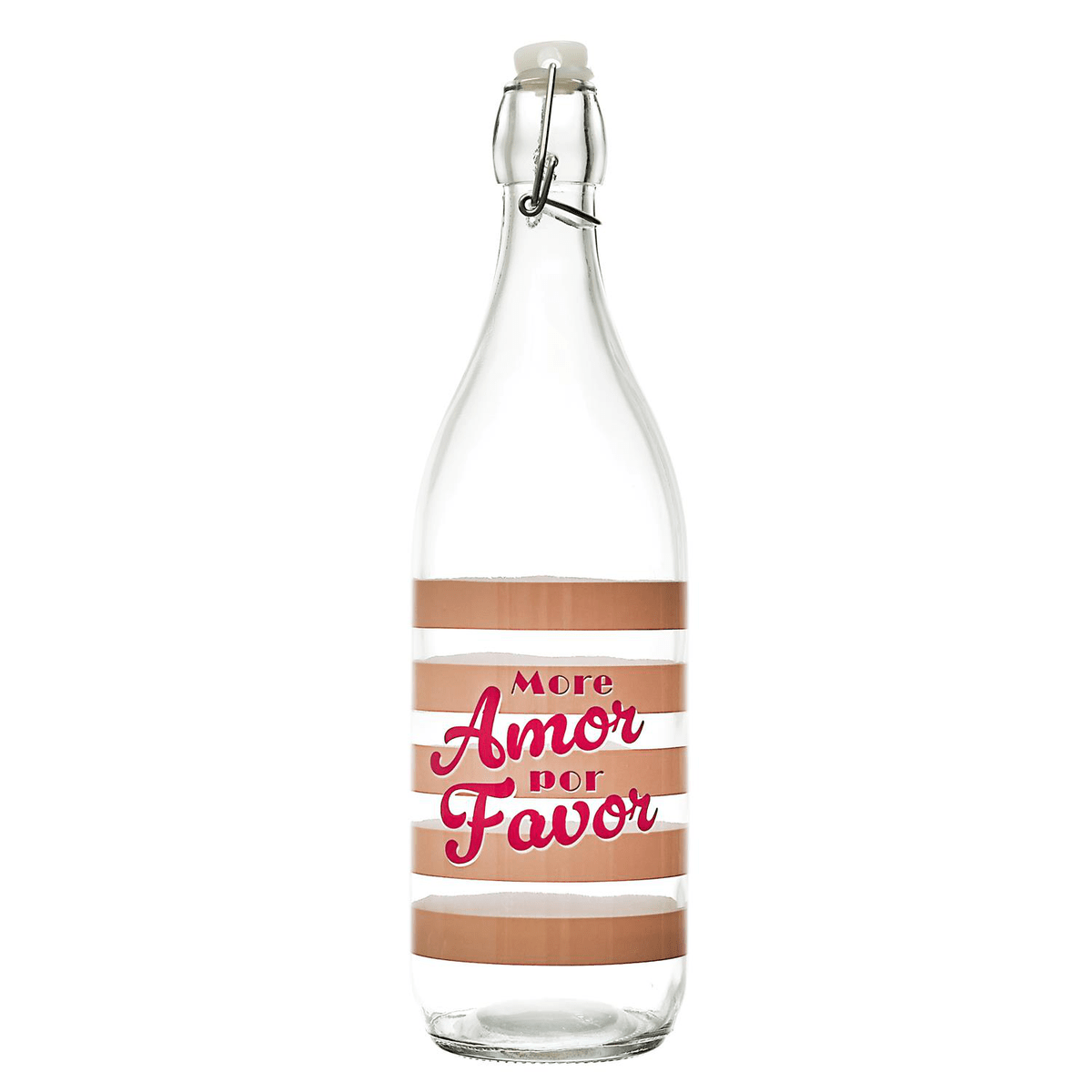 Bouteille verre Toscana 1 litre - Mor Amor Por Favor