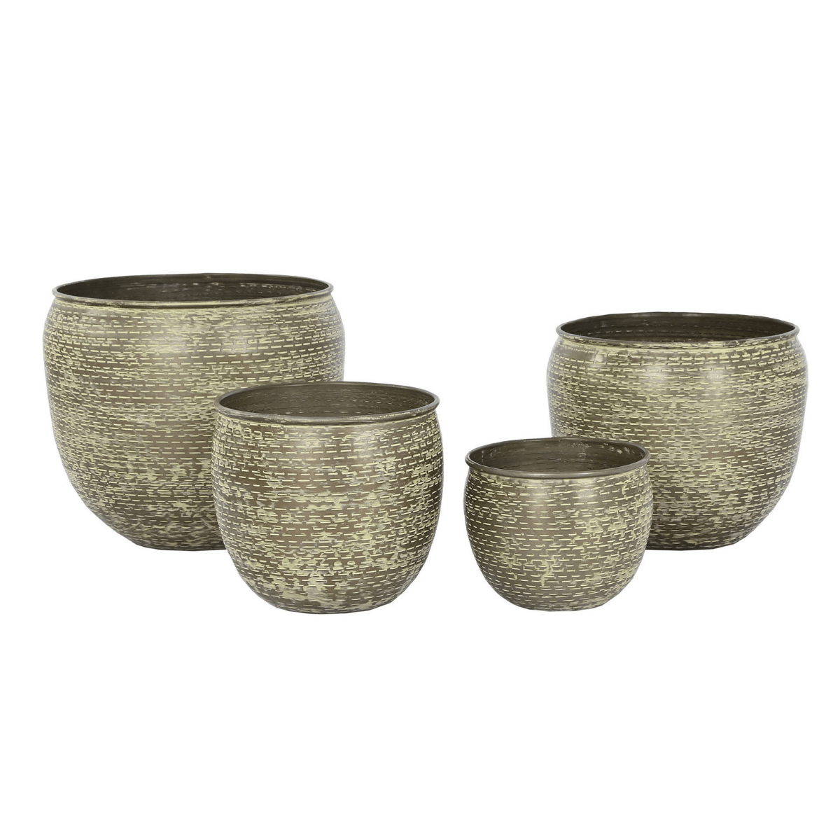 Cache-pot Aluminium Maytinas Vert vieilli