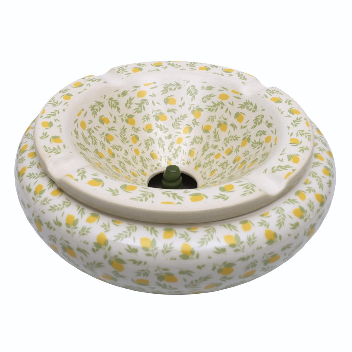 Cendrier marocain XXL céramique Gritas - Citrons
