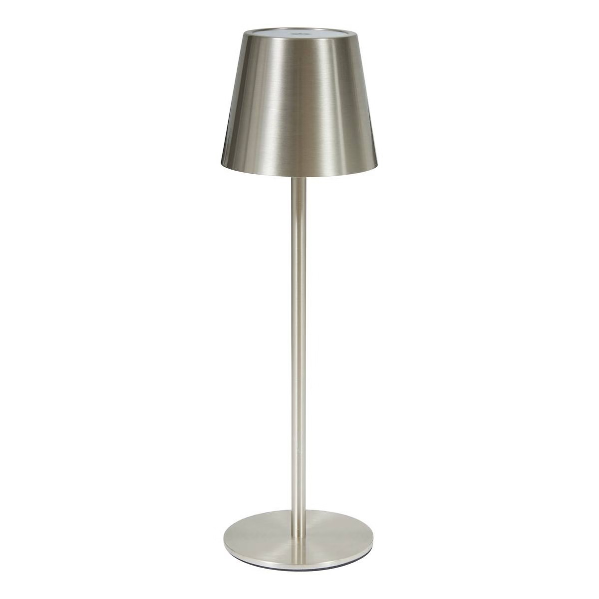 Lampe nomade Outdoor USB Baslitine Argenté H36cm
