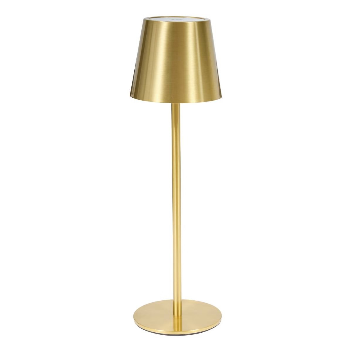 Lampe nomade Outdoor USB Baslitine Doré H36cm
