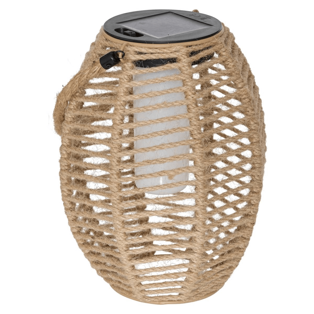 Lanterne extérieure Solaire Xoumias Jute H20cm
