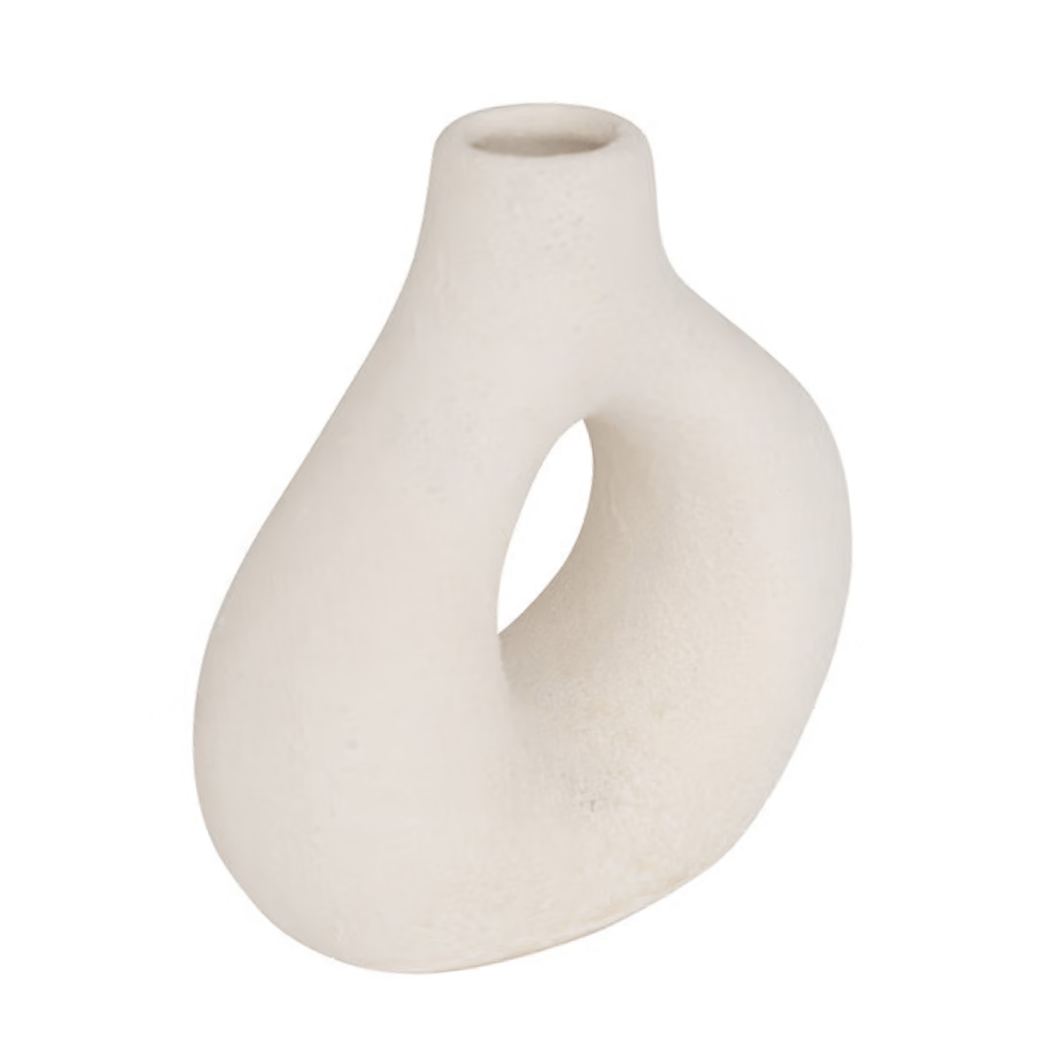 Mini Soliflore céramique Binaki Blanc H9cm