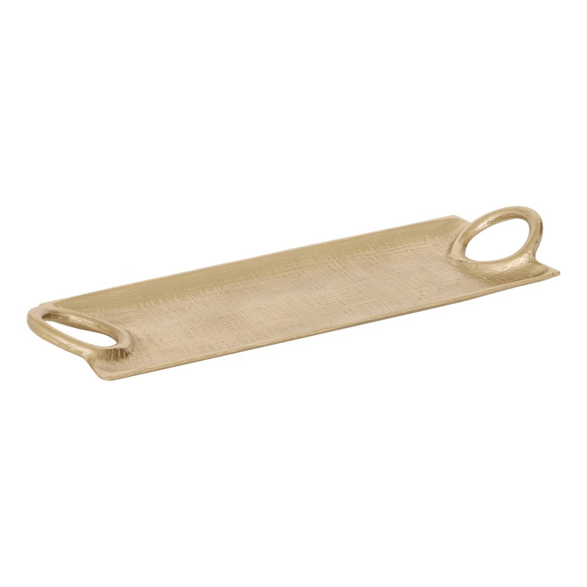 Plateau Aluminium Vanika Doré 45cm