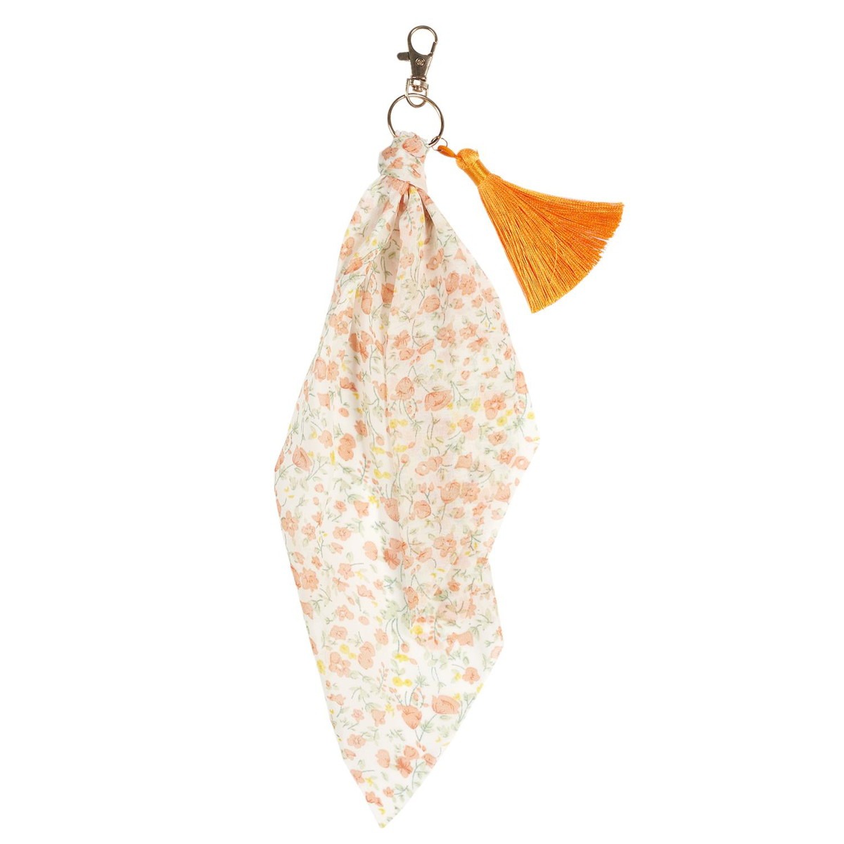 Porte-clés foulard Liberty Klaymous Orange