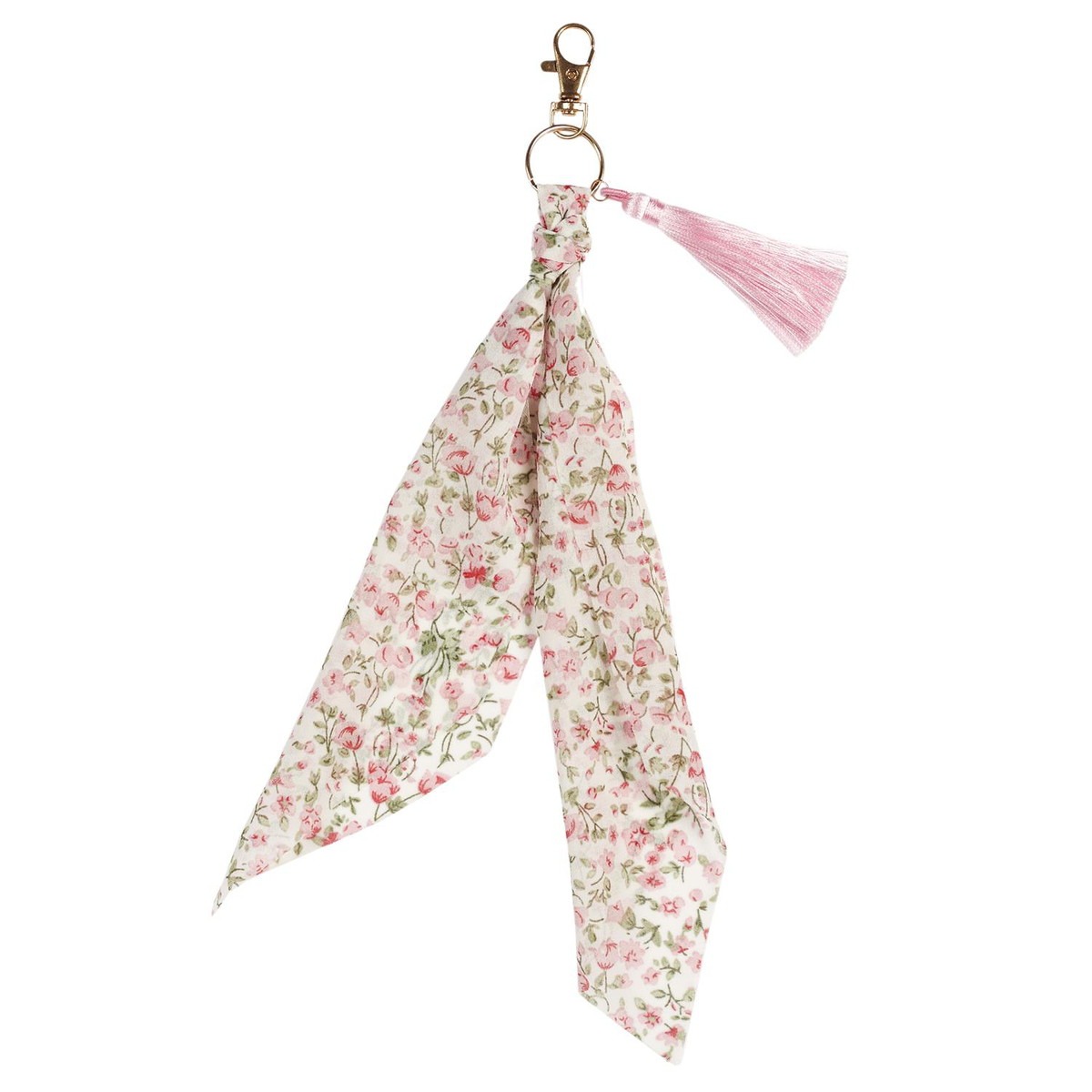 Porte-clés foulard Liberty Klaymous Rose
