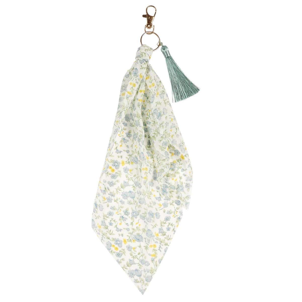 Porte-clés foulard Liberty Klaymous Vert