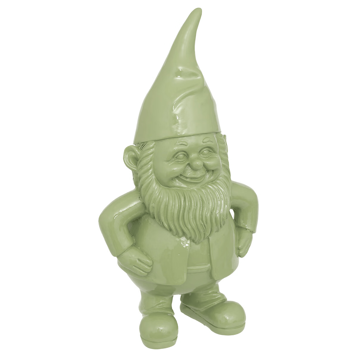 Statue résine Nain de Jardin Outdoor Bisano PM Vert H30cm