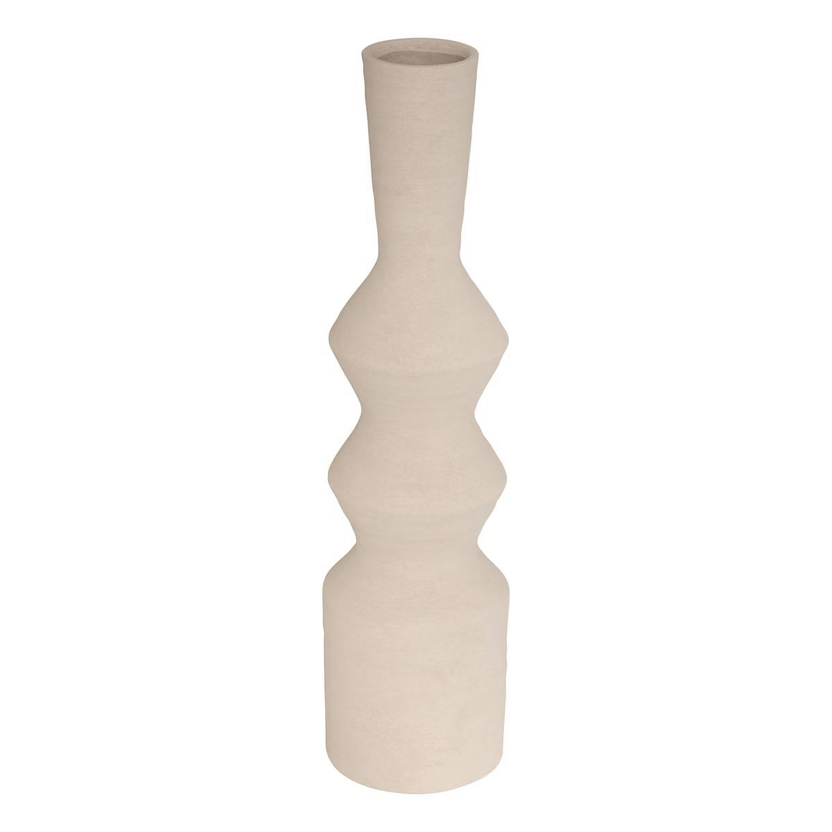 Vase céramique Helyotis Beige H60cm