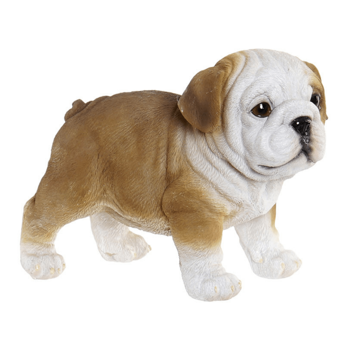 Statue résine Chiot Bouledogue Anglais Coray