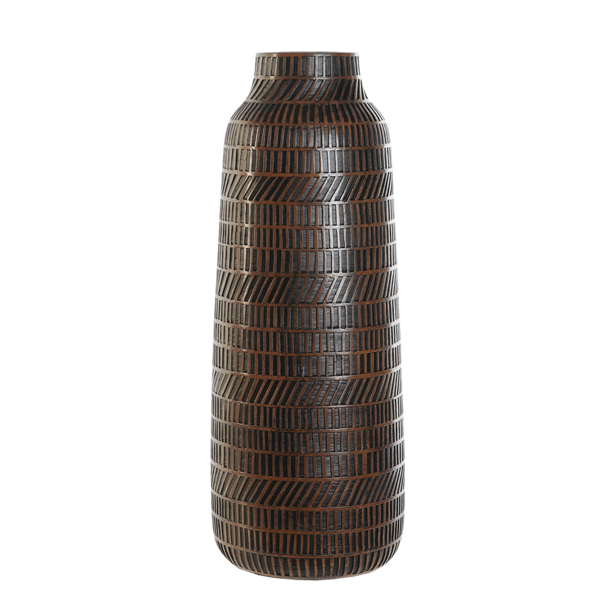 Vase résine Tracilios Marron H48cm