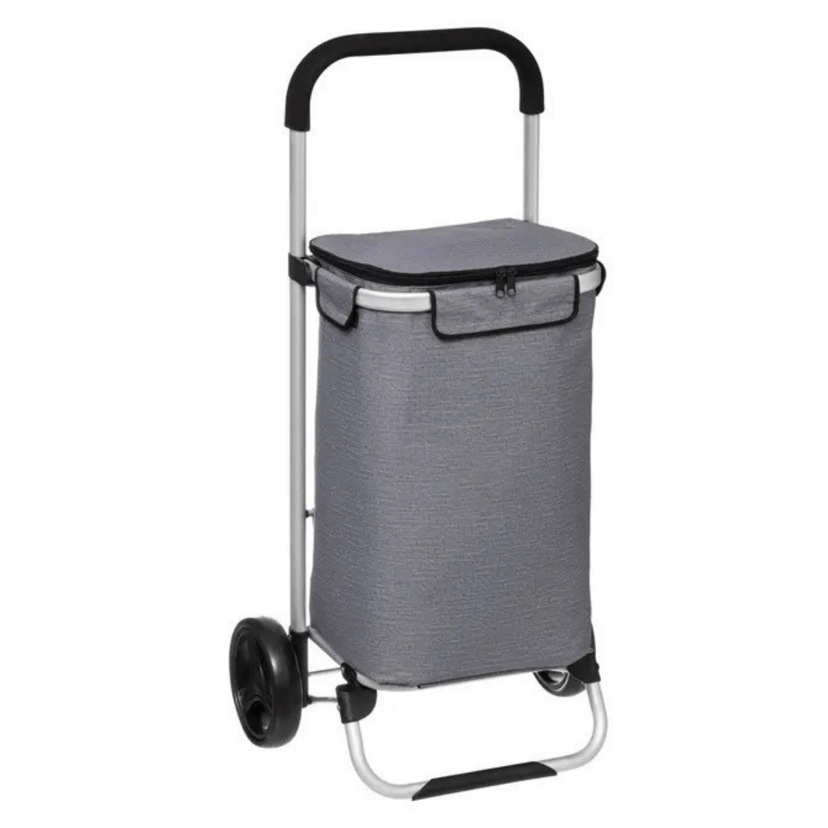 Chariot Shopping Isotherme 2 roues Calao Gris