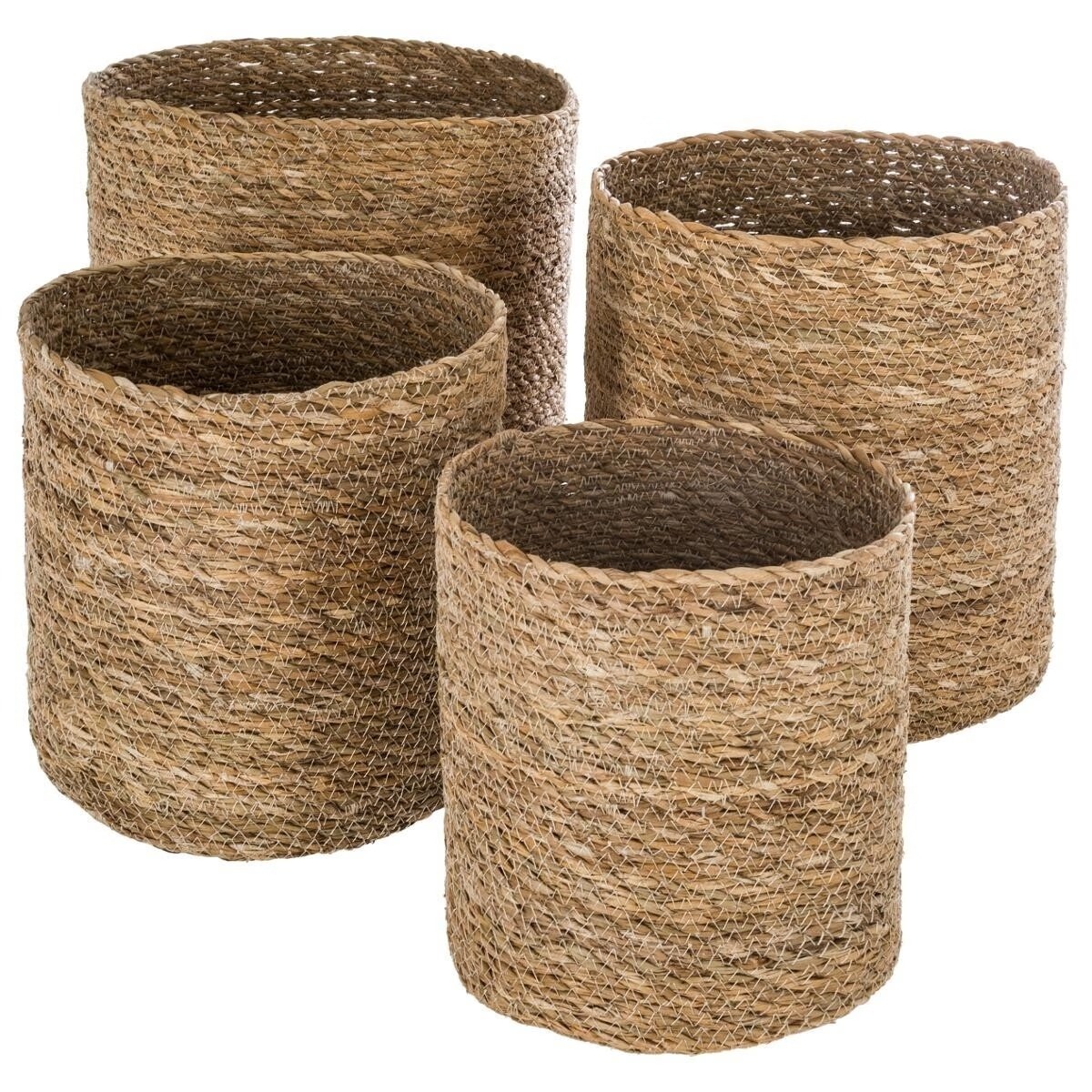 Panier roseau naturel rond Taquila