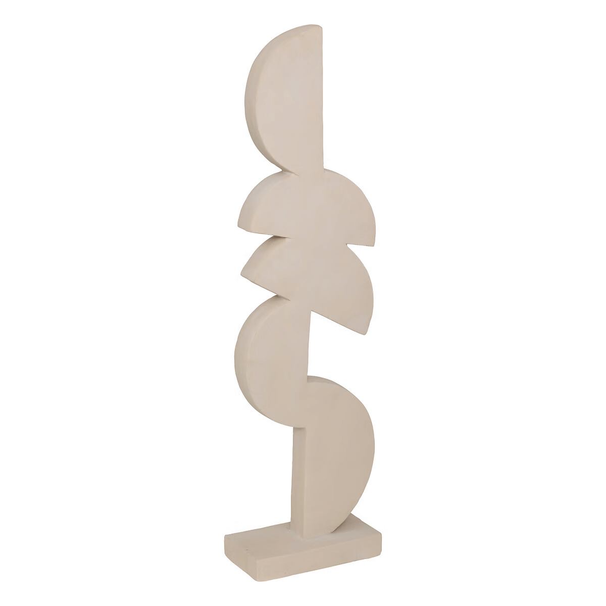 Statue contemporaine Tylissia Beige H95cm
