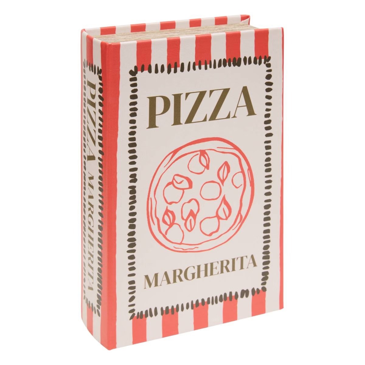 Boîte Livre bois Voilasi Pizza 27x18cm