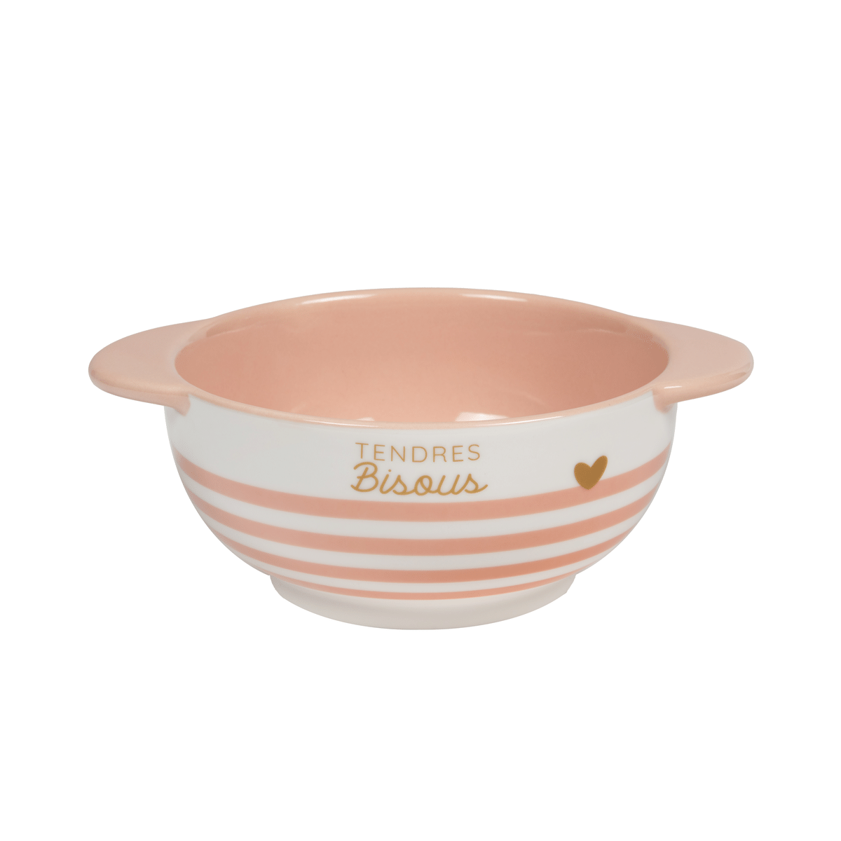 Bol en porcelaine rayures Soizic - Tendres Bisous