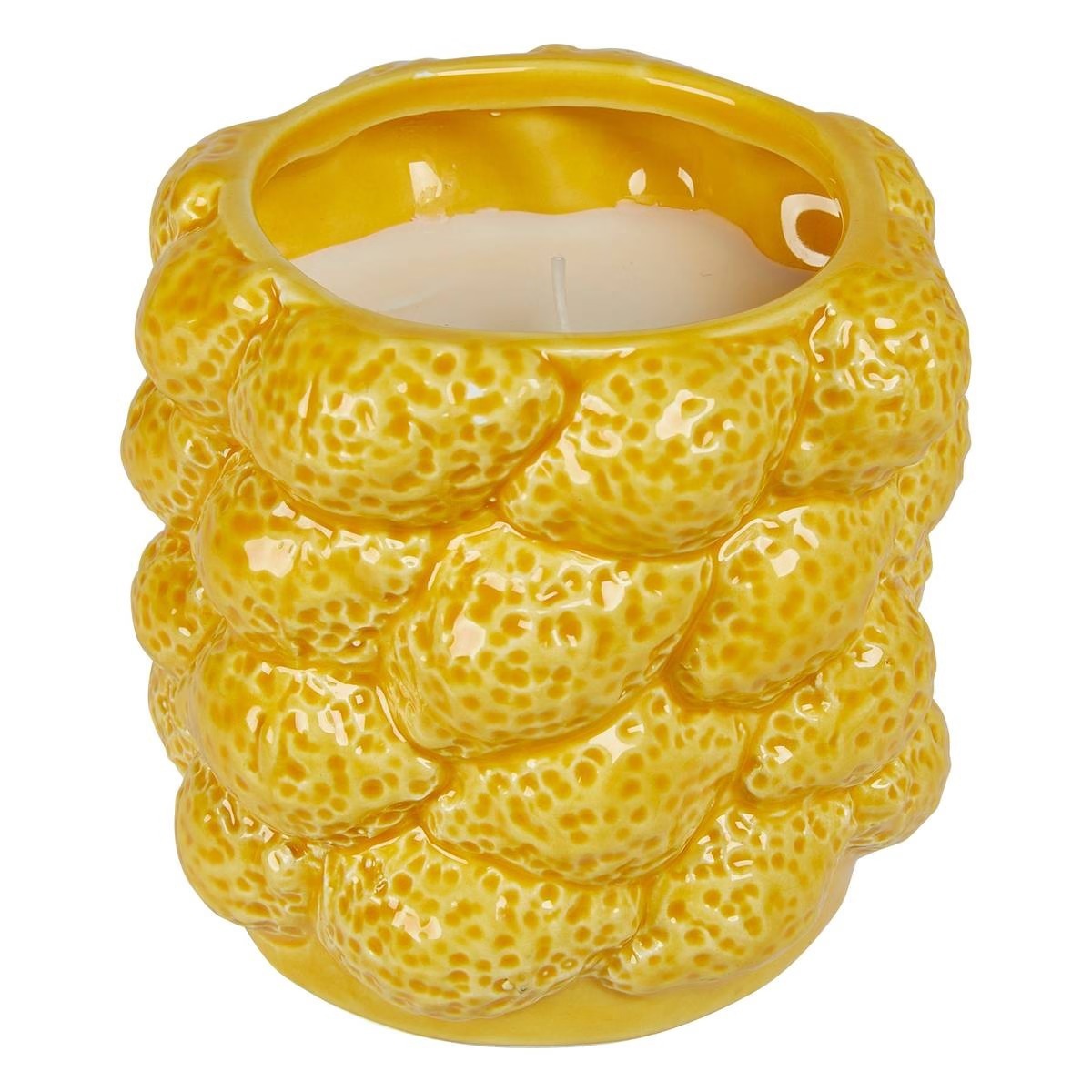 Bougie parfumée Pomezia Citrons Jaune H10cm