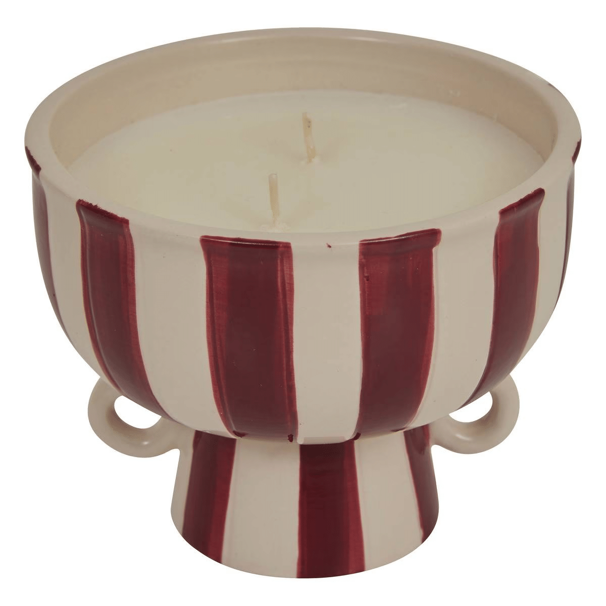 Bougie parfumée Quarto rayures Rose
