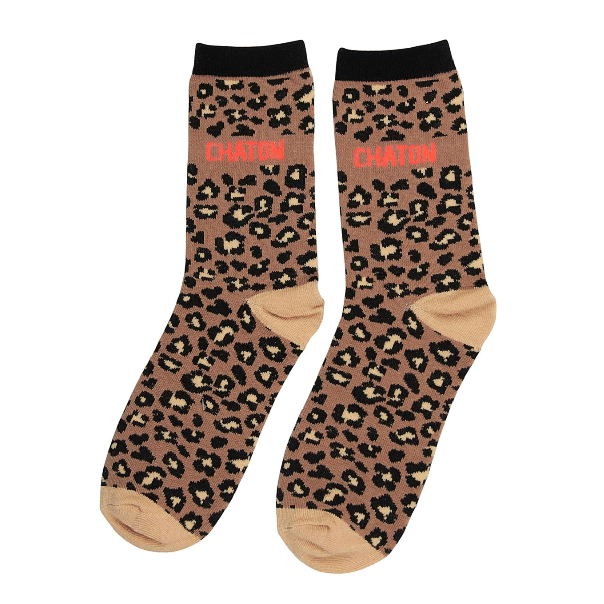 Chaussettes Léopard Muminas Message Chaton 36-41