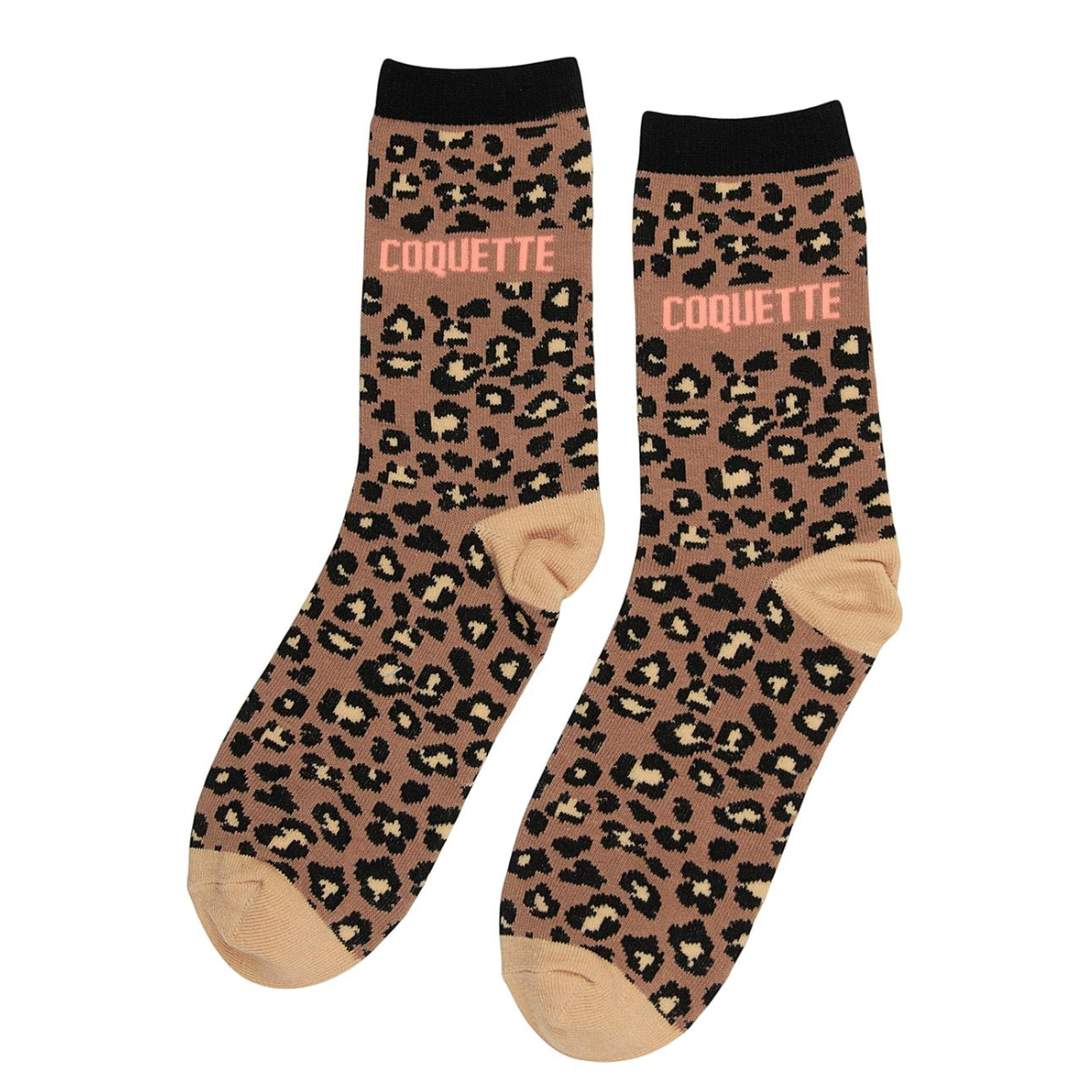 Chaussettes Léopard Muminas Message Coquette 36-41