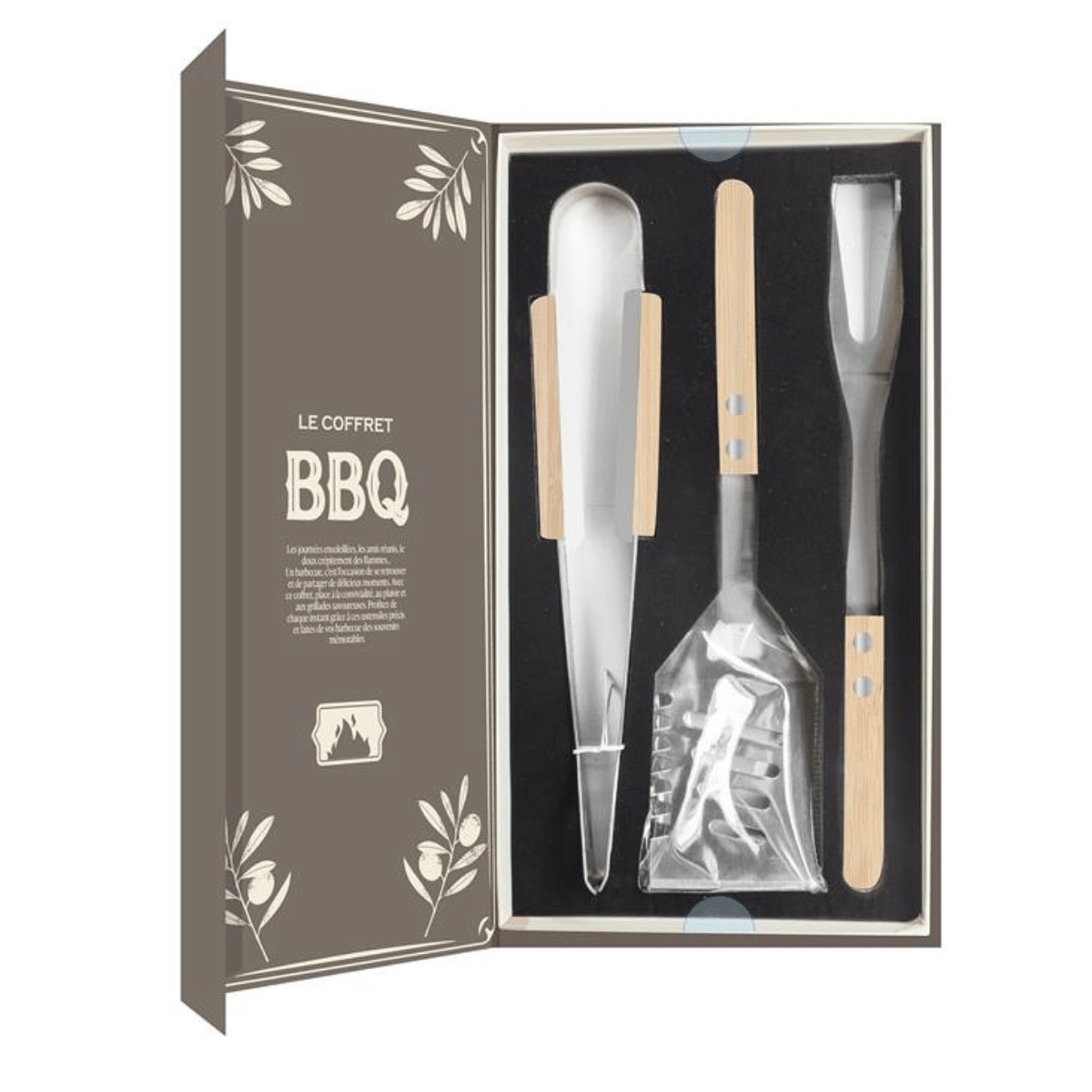 Coffret Livre Fabecas Ustensiles Barbecue