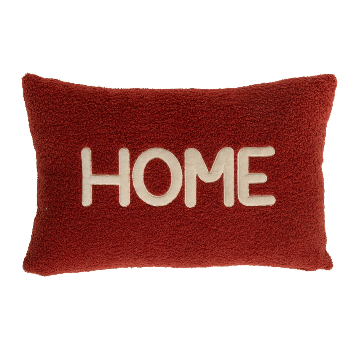 Coussin bouclette Bimos Home Terracotta 60x40cm