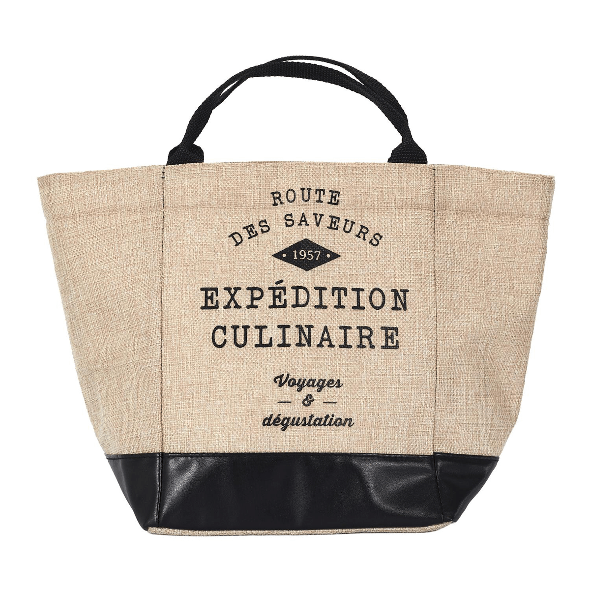Lunch Bag 6L - Sac Isotherme Havana Jute 37x25cm