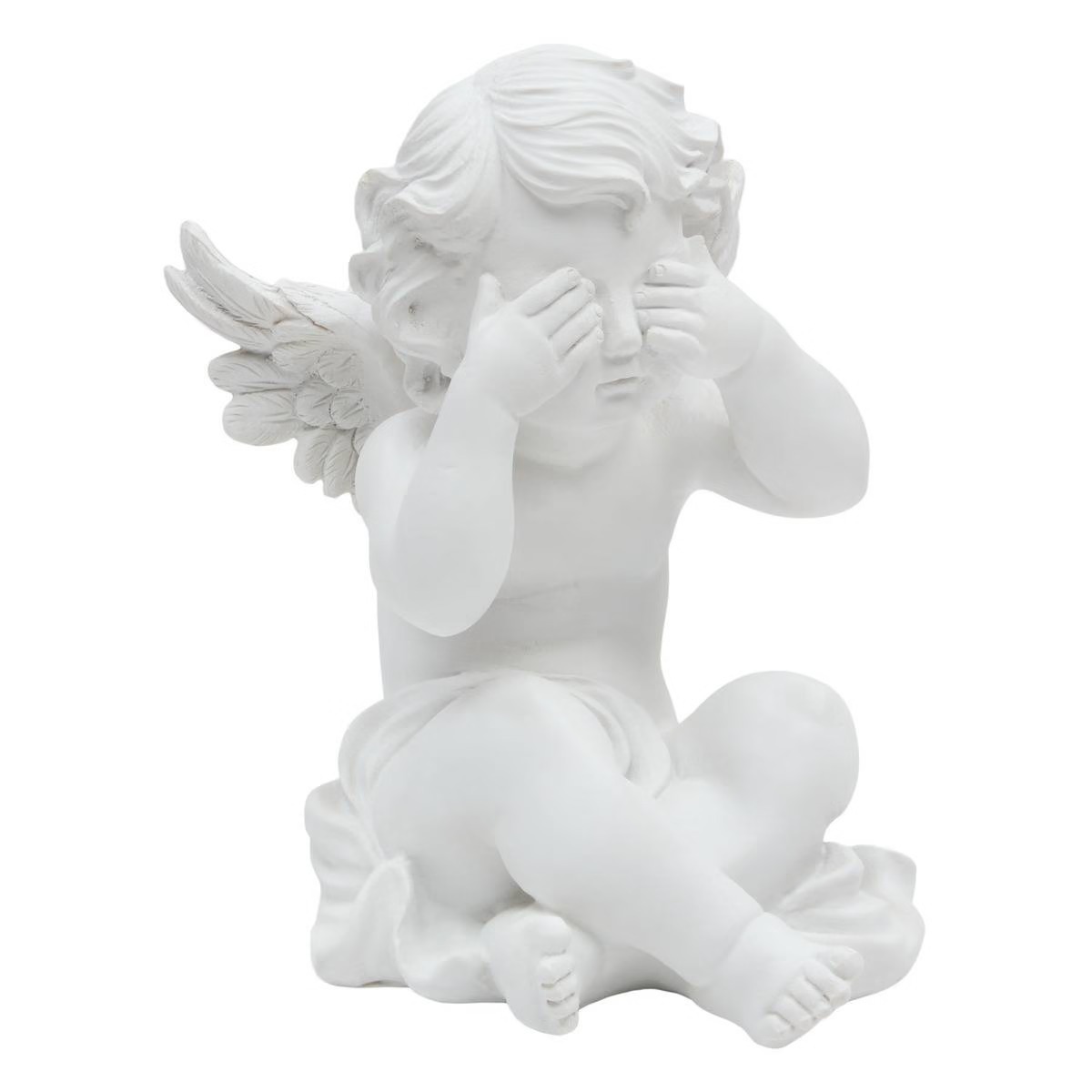 Statue résine Ange Fasikos H23cm - Ne vois pas le mal