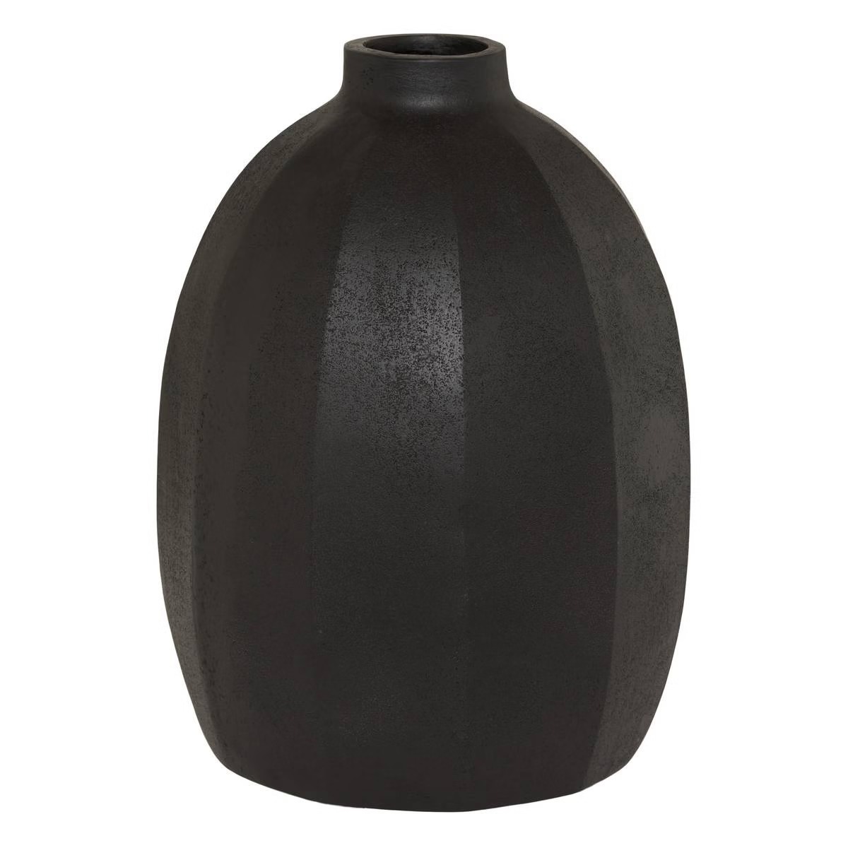 Vase moderne Outdoor Kobanosa Noir H42cm