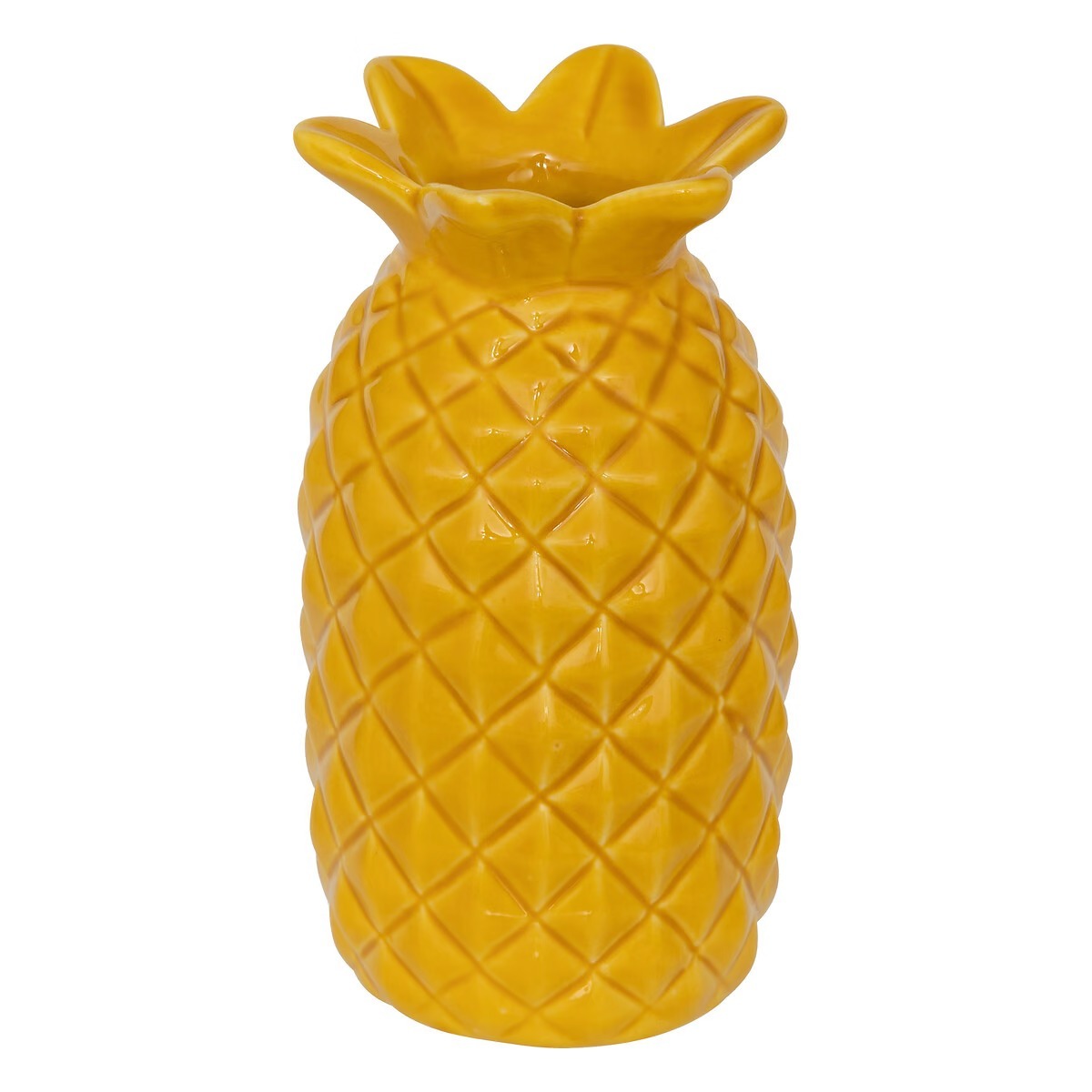 Vase soliflore céramique Laspamas Jaune Ananas H10cm